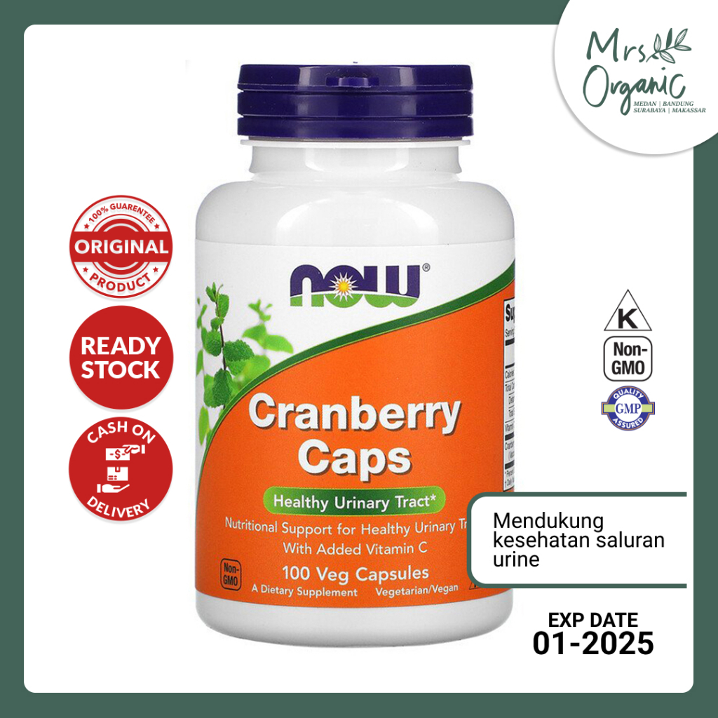 Jual NOW CRANBERRY CAPS 700MG 100 VCAPS kesehatan saluran kemih