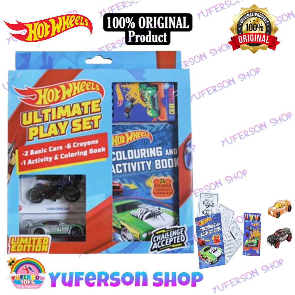 Jual Hotwheels Hot Wheels Ultimate Play Set Murah Crayon Coloring Book