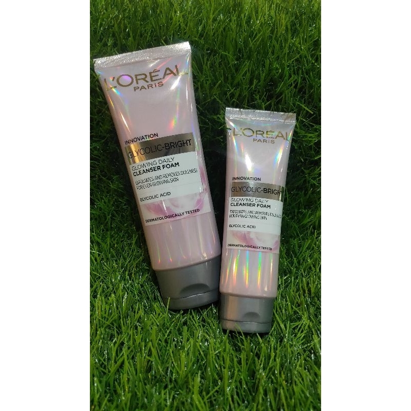 Jual L'Oreal Paris Glyco Bright Foam loreal sabun muka ( 50ml & 100ml