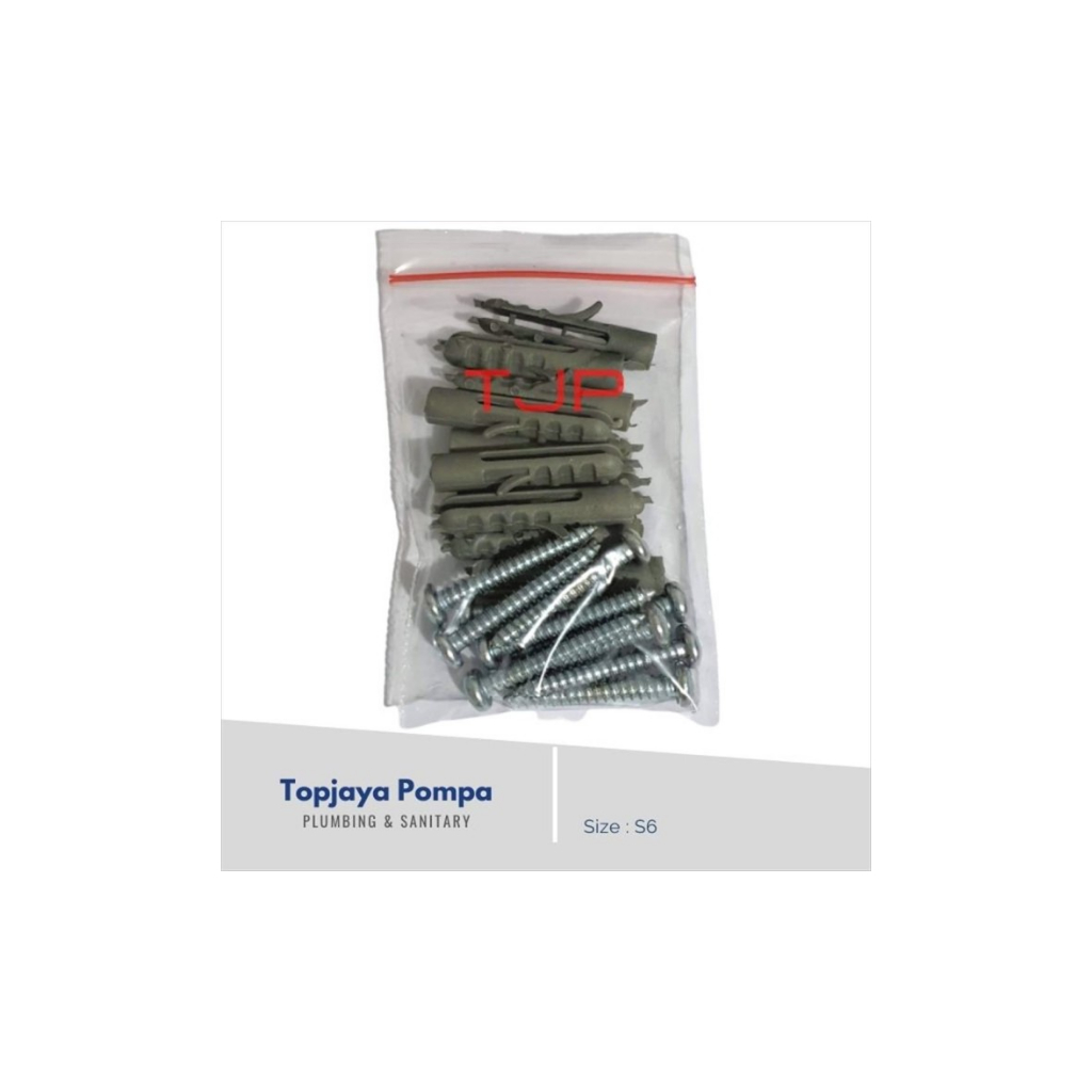 Jual Penguat Sekrup S6 + Sekrup (10 Pcs) | Shopee Indonesia