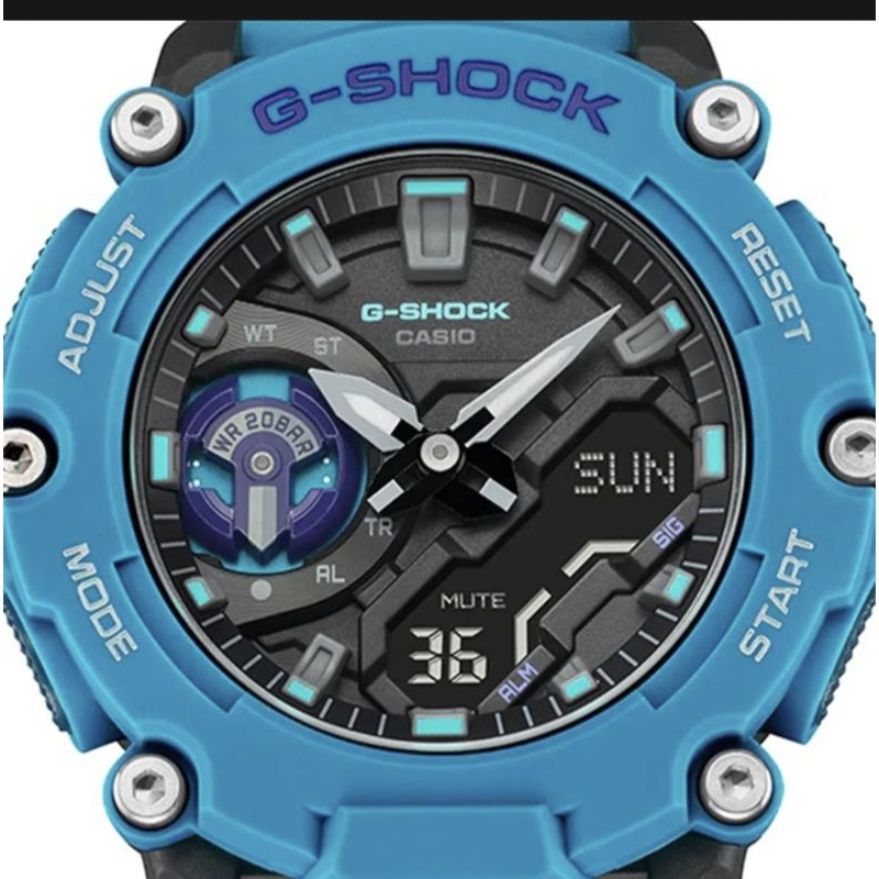 Jual Casio G-Shock Jam Tangan Pria GA-2200-2ADR Blue Shopee