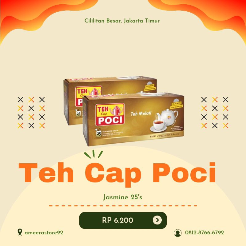 Jual Teh Celup Cap Poci 25s Shopee Indonesia 6697