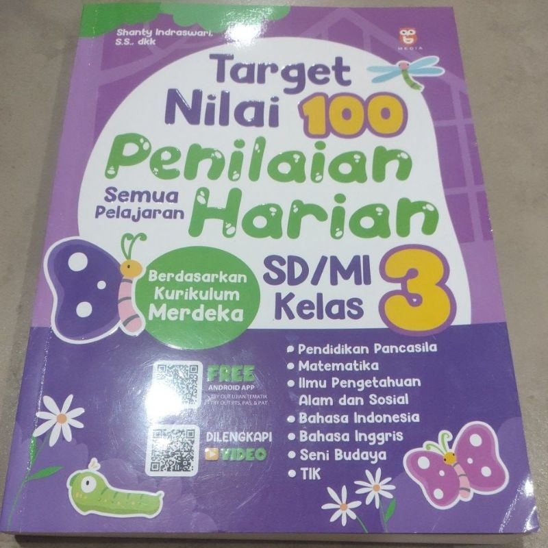 Jual Target Nilai 100 Penilaian Harian Sd Mi Kelas 3 Berdasarkan