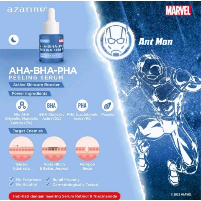 Jual Serum Azarine AHA BHA PHA edisi Marvel (Prelove) | Shopee Indonesia