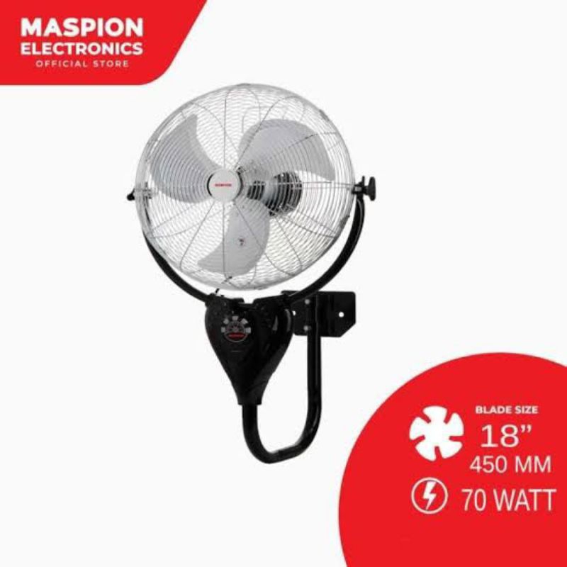 Jual Kipas Angin Dinding Baling Besi 18 Inch Maspion Pw 1802 Rc Shopee Indonesia 3670