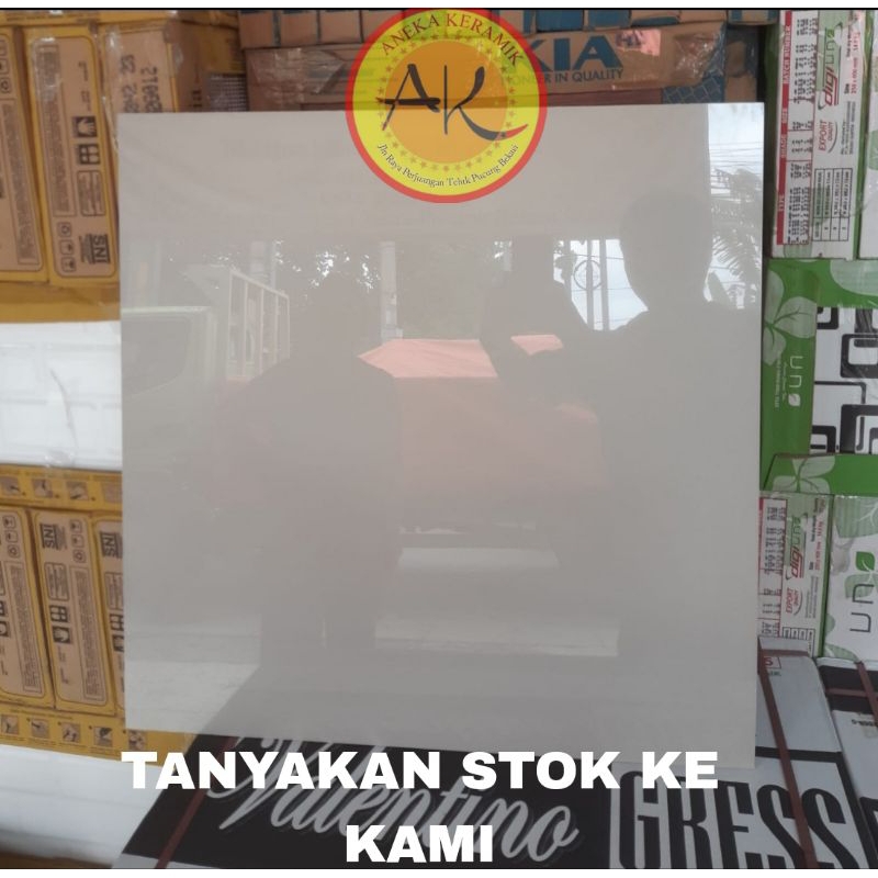 Jual Granit Granite Lantai Ruangan Blanco Ivory Cream Polos Kilap Glossy X Shopee Indonesia