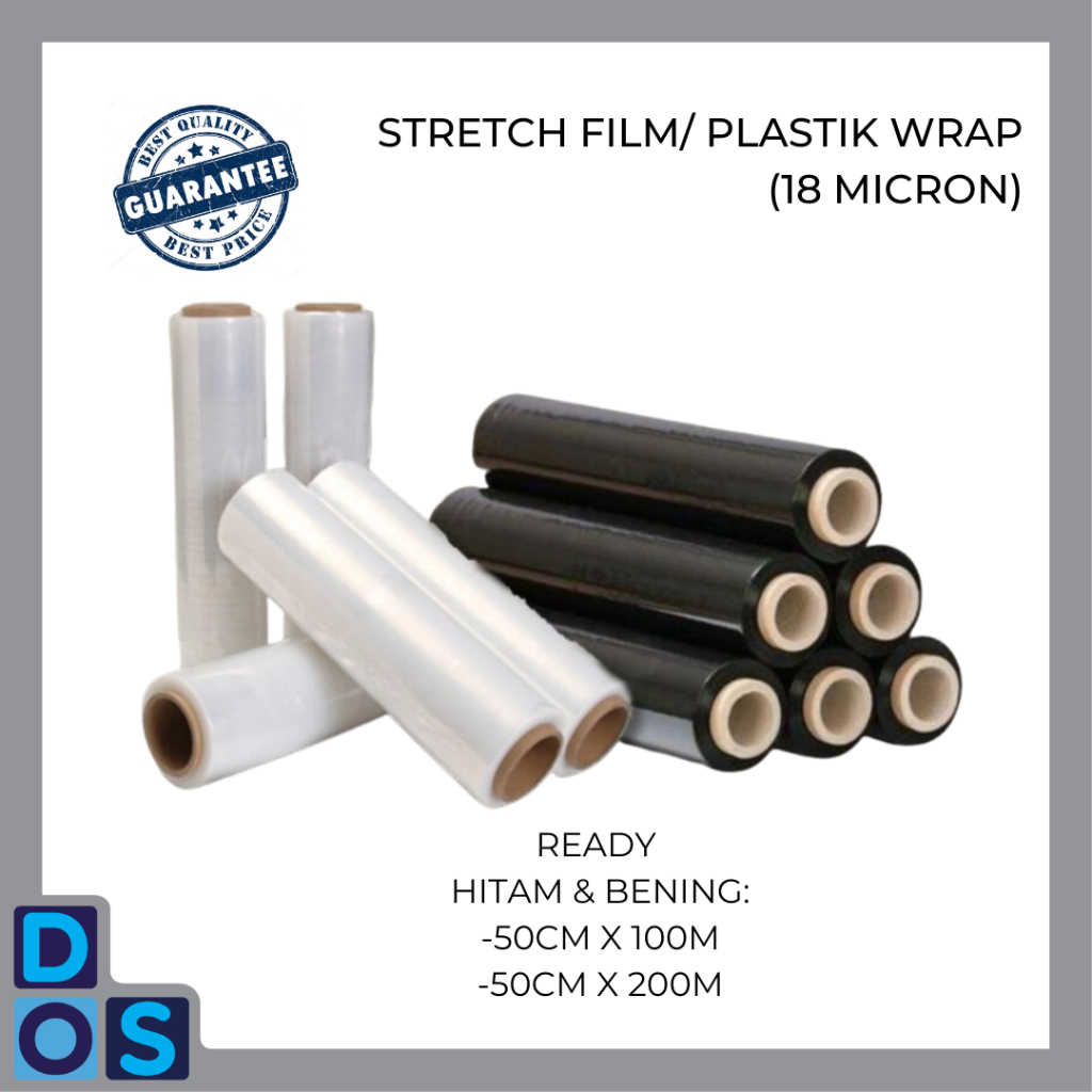 Jual Plastik Wrapping Stretch Film Plastik Wrap Roll Panjang Dan Tebal ...