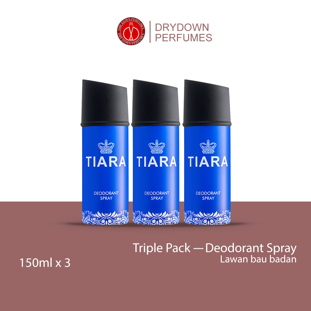 Jual BUNDLING 3PIECES TIARA SPECIAL EDITION DEODORANT SPRAY 150ML BLUE