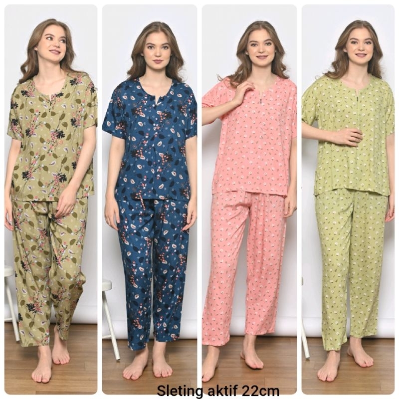 Jual ONE SET PIYAMA RAYON | Shopee Indonesia