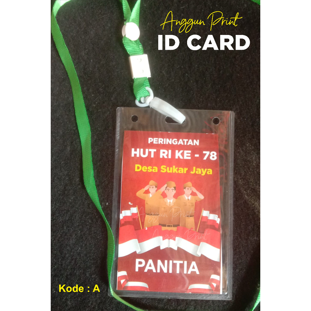Jual Name Tag / Cocard / Co Card / ID Card Peserta / Kartu Panitia