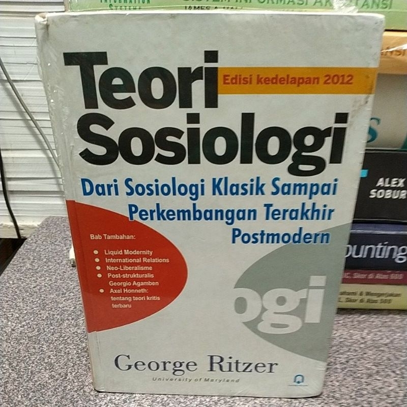 Jual Teori Sosiologi Dari Sosiologi Klasik Sampai Perkembangan Terakhir ...