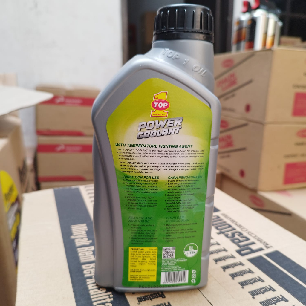 Jual Air Radiator Top 1. Air Coolant Top1. 1Liter. Hijau. | Shopee ...