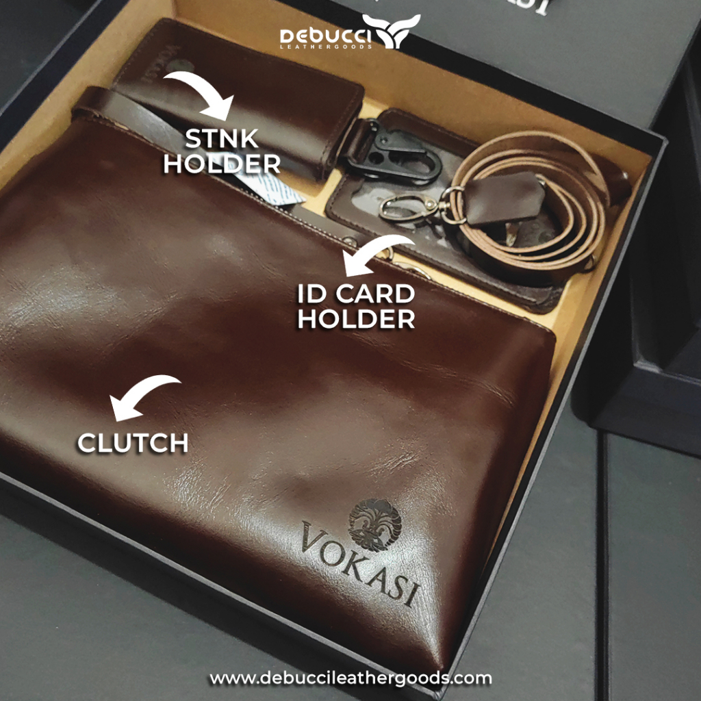Jual Debucci leather goods - PAKET BUNDLING 1 Clutch Bag ID Card Holder ...