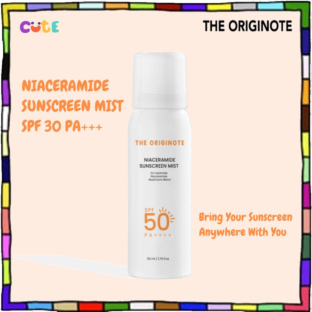 Jual The Originote Niaceramide Sunscreen Mist SPF 50 PA++++ Sunscreen