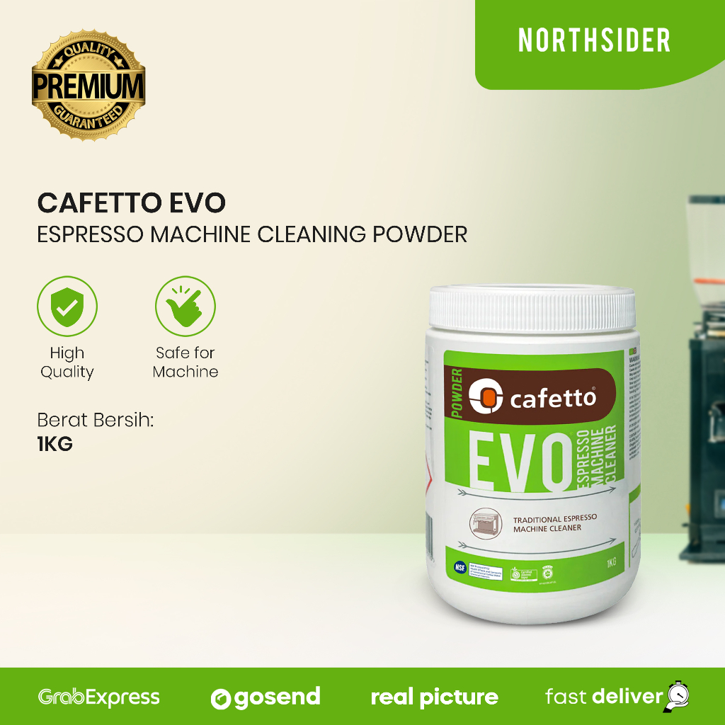 Jual CAFETTO EVO Organic espresso machine cleaning powder | Shopee ...