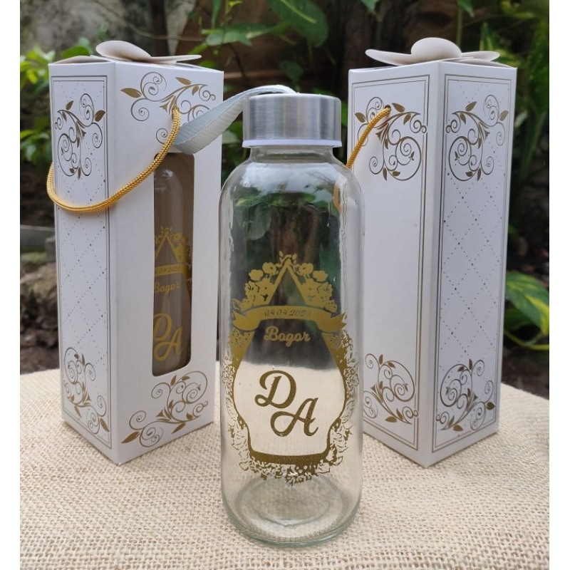 Jual Souvenir Botol Bening + Box | Shopee Indonesia