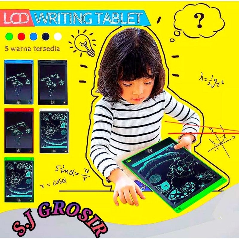 Jual Lcd drawing tablet 8,5inch alat belajar menulis menggambar