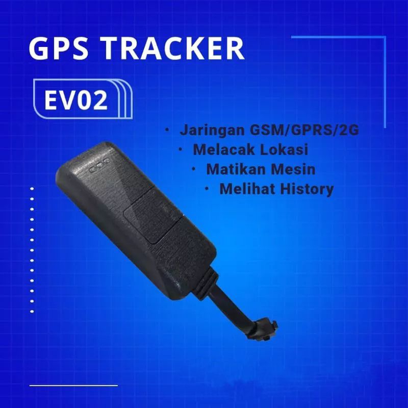 Jual GPS TRACKER EV02 BISA MATIKAN MESIN FREE APLIKASI WANWAY TRACK