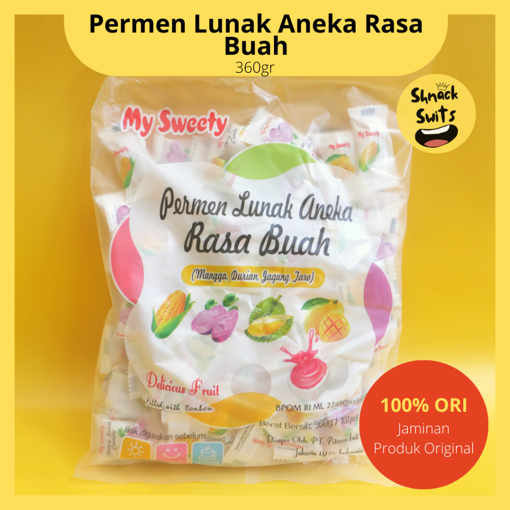 Jual PERMEN SUSU LUNAK ANEKA RASA BUAH (MANGGA, JAGUNG, TARO, DURIAN ...