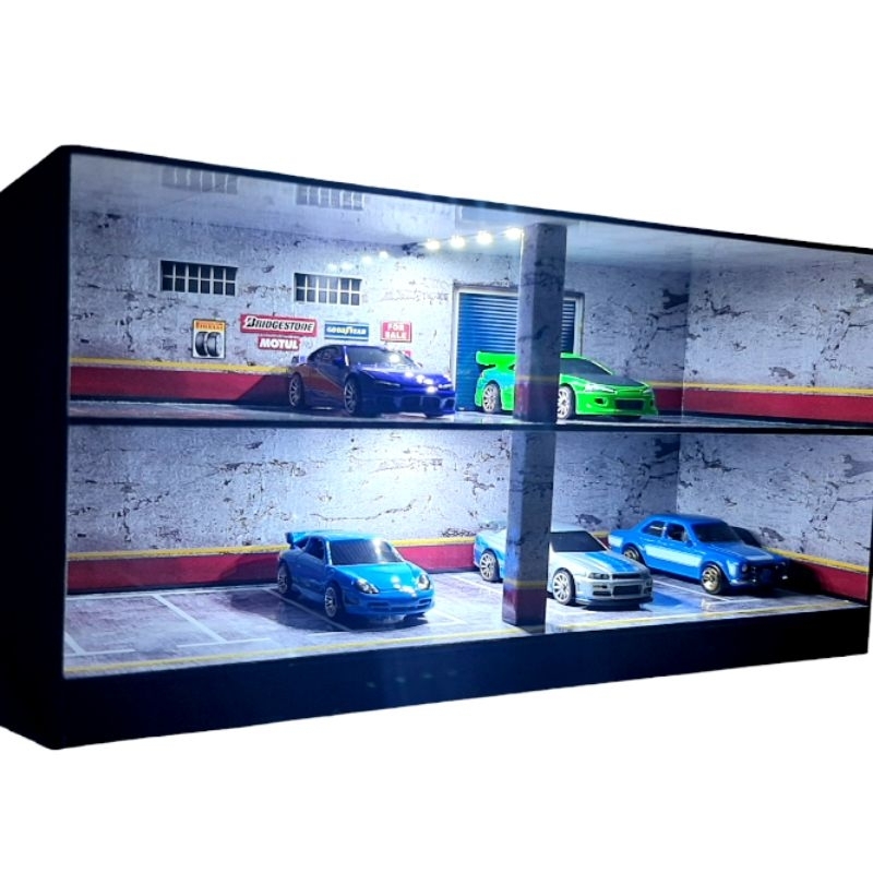 Jual Diorama Basement Parkiran Bengkel Skala 64 | Shopee Indonesia