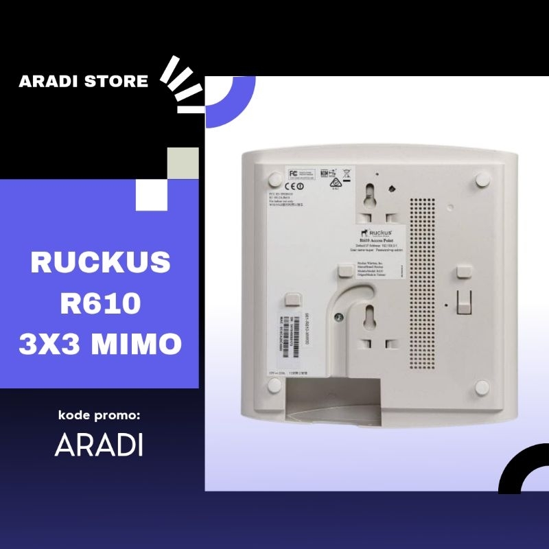 Jual Ruckus R610 3x3 MIMO Wave 2 Wireless Access Point Enterprise WW ...