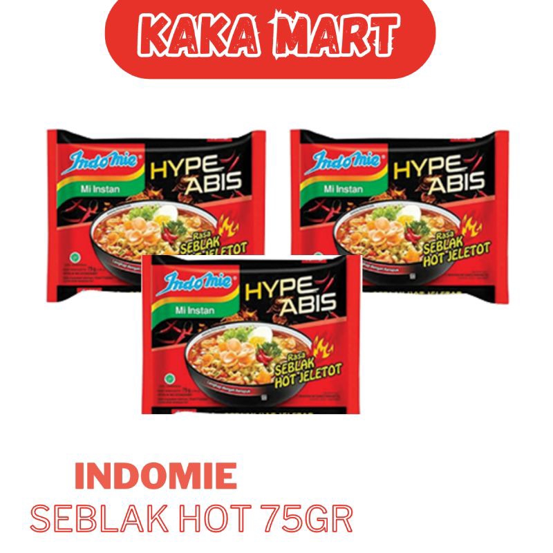 Jual Km Indomie Mie Instant Rasa Seblak Hot 75gr Shopee Indonesia