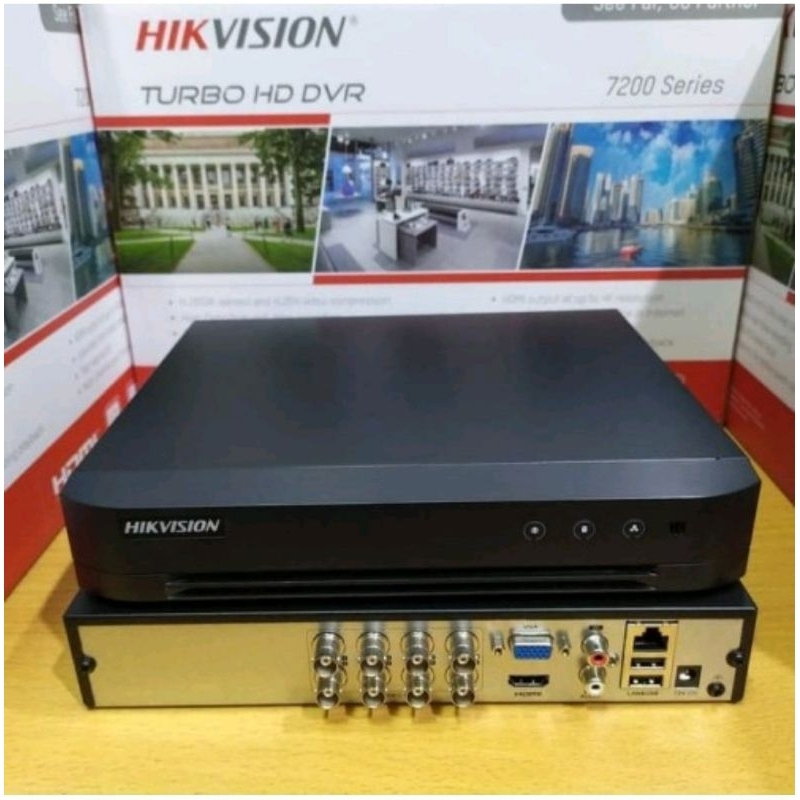 Jual Dvr ch Hikvision 5mp ds-72080HQHI/M1/E SUPPORT AUDIO