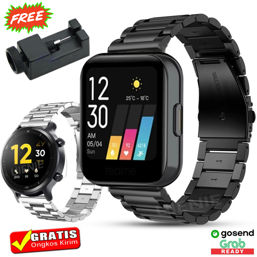 Jual TALI JAM RANTAI REALME WATCH S - REALME WATCH 3 STAINLESS STEEL ...