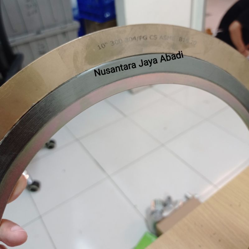 Jual SWG Spiral Wound Gasket Ansi 300 LB Carbon Steel CS Besi 10 ...