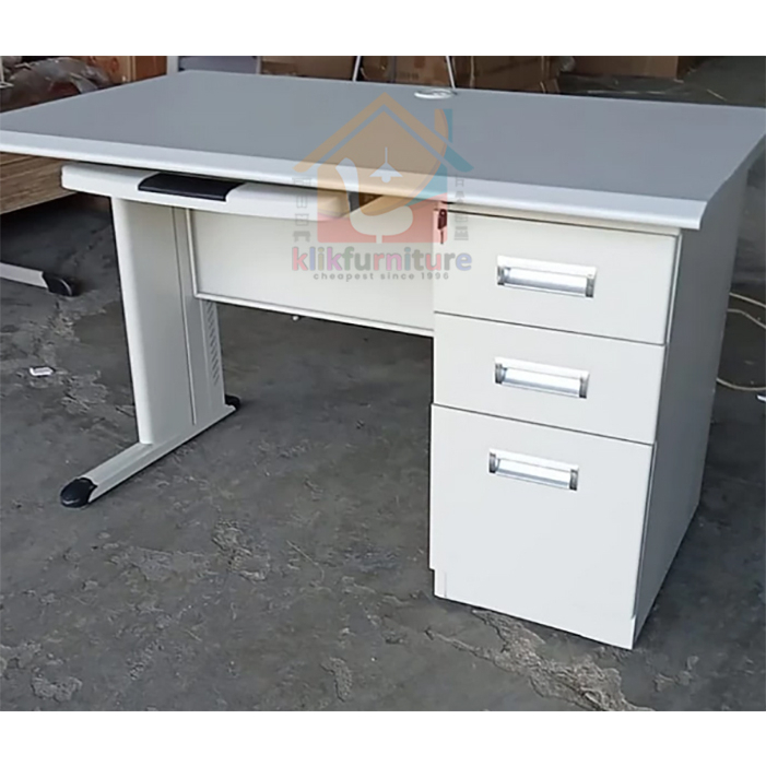 Jual Meja Kantor Meja Kerja Meja Tulis Rangka Besi MD120 | Shopee Indonesia