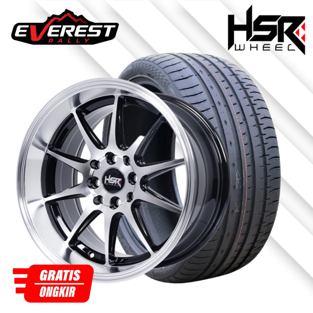 Jual Paket Velg Ban Brio Pelek Celong HSR Triber R16 4x100-114,3 + 195/ ...