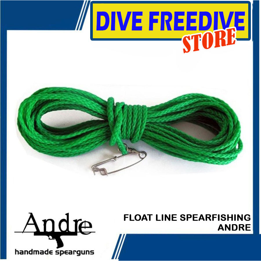 Jual Float Line Andre Floating Drift Tali Apung Strand Rope Wire Green  Spearfishing Spearo Apnea Freedive Freediving