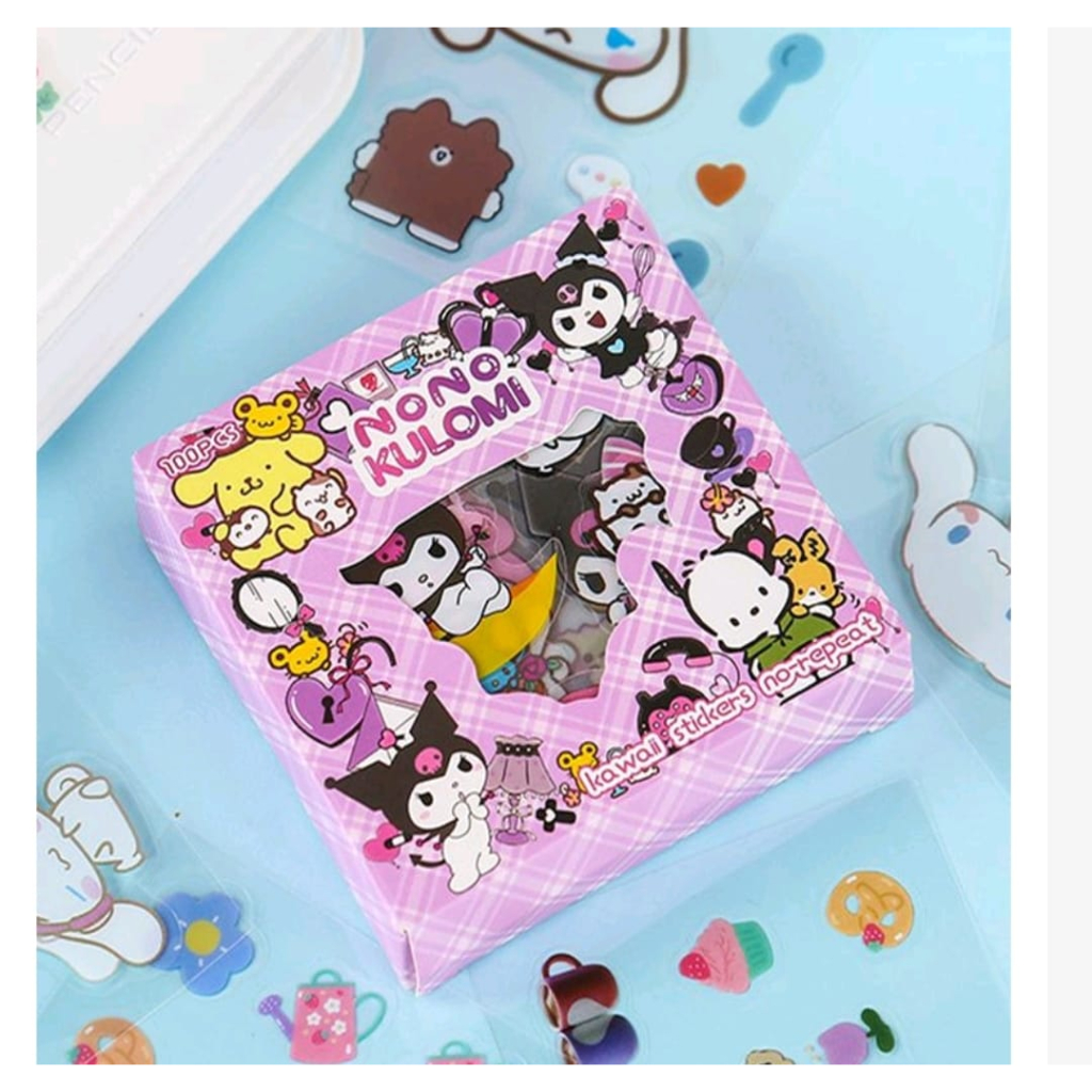 Jual Sticker Lucu MIXUE Label Hp Buku Diary Tumbler DIY Isi 100Pcs ...