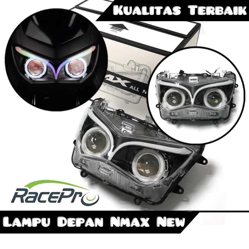 Jual Headlamp Nmax New Lampu Projie Depan HID All Nmax New Lampu Depan
