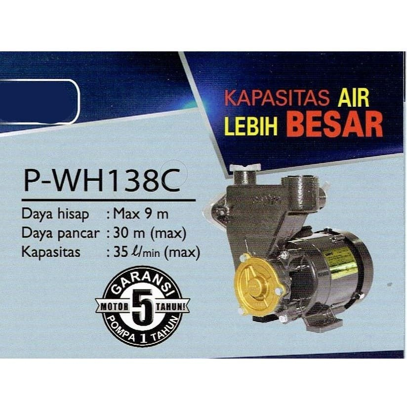 Jual Sanyo Pwh 138 C Pompa Air Listrik Manual 125 Watt Sumur Dangkal