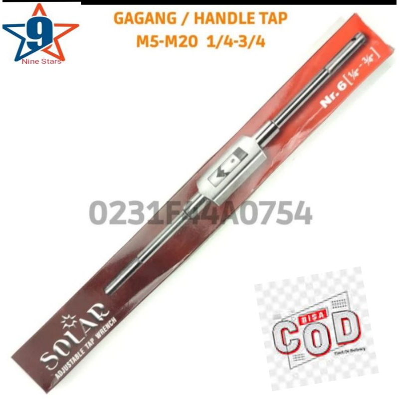 Jual Handle tap Gagang Tap Range 1/4-3/4 M5-M20 solar | Shopee Indonesia