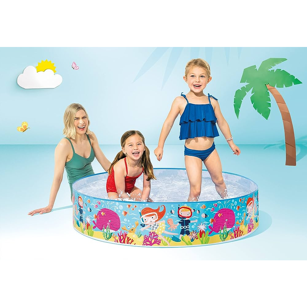 Jual INTEX 58477 UKURAN 122CM KOLAM RENANG ANAK SNAPSET POOL TANPA ...