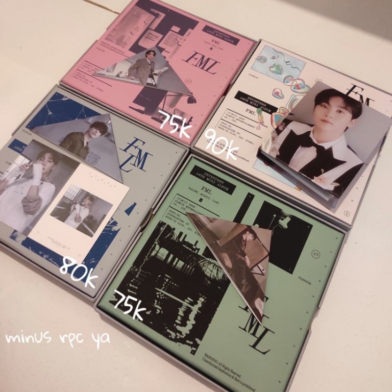 Jual WTS Album only FML Seventeen unsealed & phone tab | Shopee Indonesia
