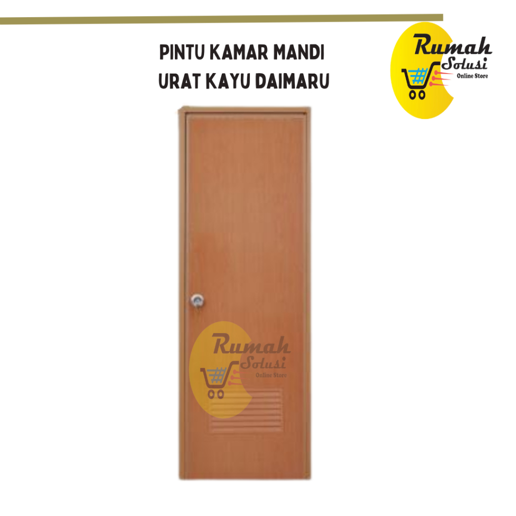 Jual Pintu Kamar Mandi PVC Urat Kayu Daimaru | Shopee Indonesia