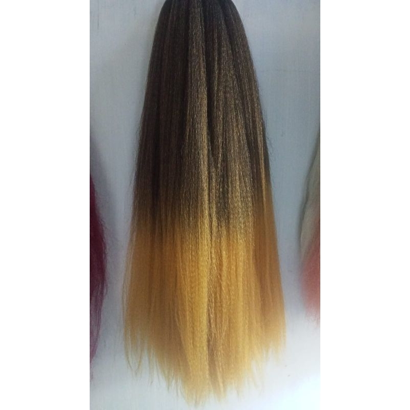 Jual Rambut sambung Ombre kuning emas | Shopee Indonesia