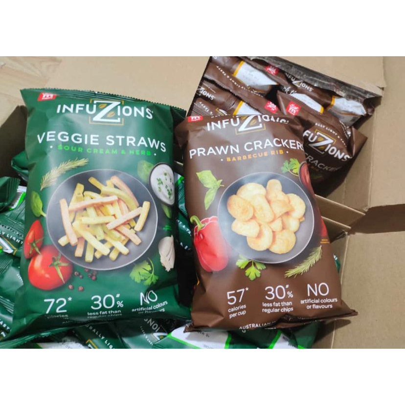 Jual Infuzions Veggie & Prawn snack | Shopee Indonesia