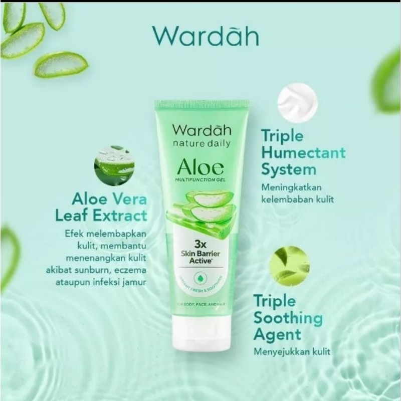 Jual Wardah Aloe Vera Hydramild Multifunction Gel 100ml Shopee Indonesia 6809