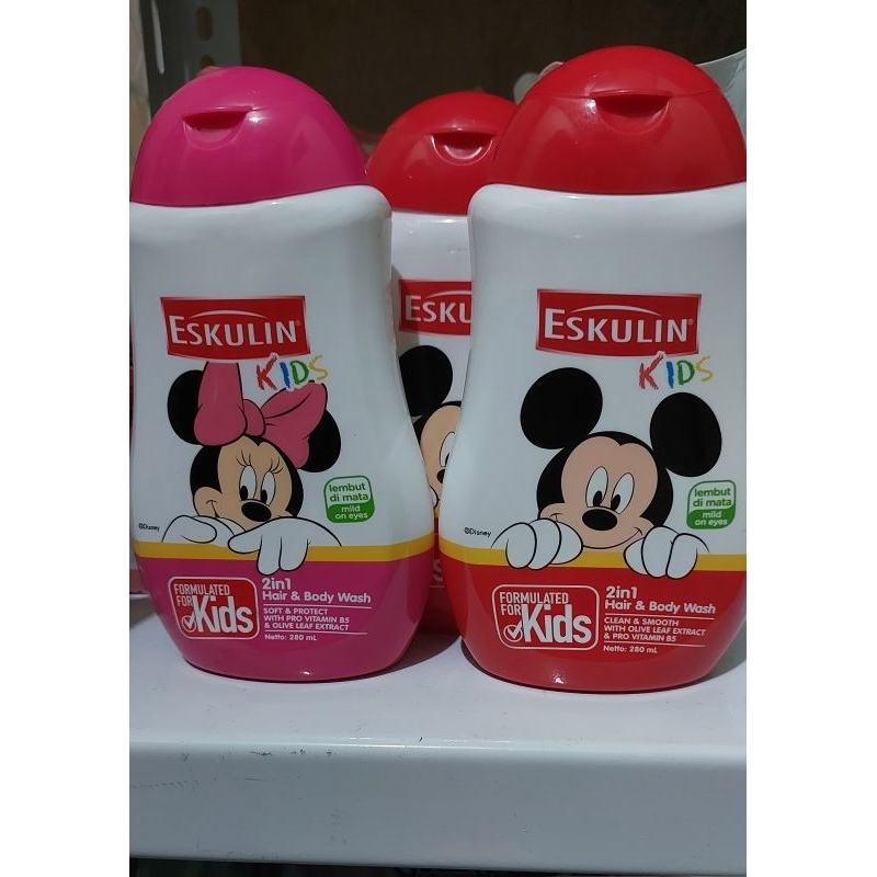 Jual Eskulin Kids Hair & Body Wash 280ml | Shopee Indonesia