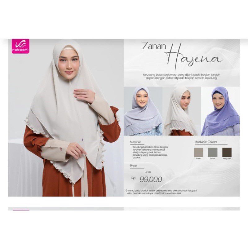 Jual jilbab rabbani zanan hasena | Shopee Indonesia