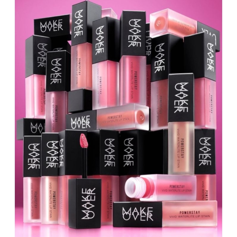 Jual Make Over Powerstay Vivid Waterlite Lip Stain Shopee Indonesia 7537