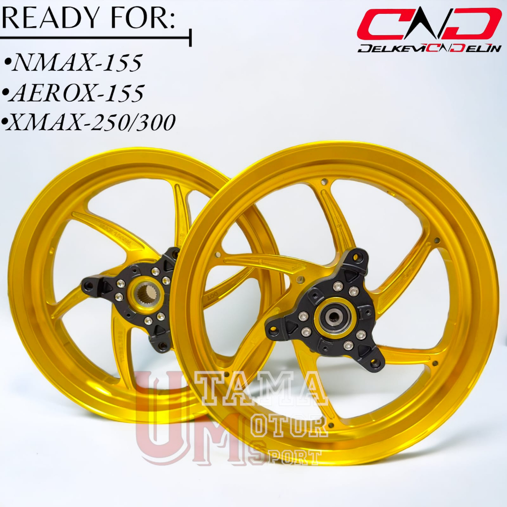 Jual Velg Velek Sport Rim Set Nmax / Aerox / Xmax Aluminium Forged ...