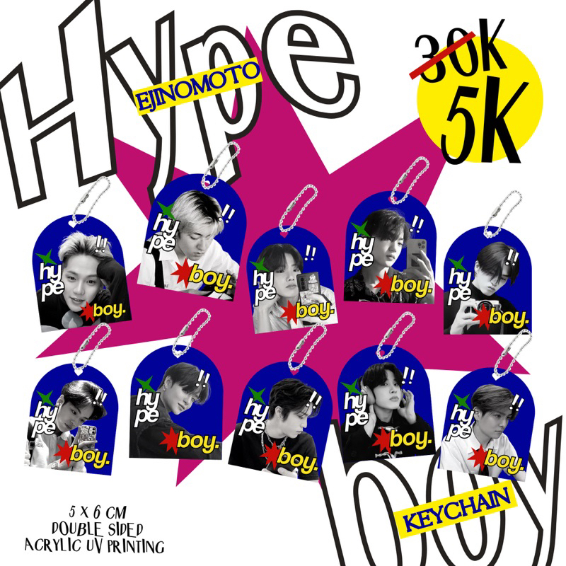 Jual HYPE BOY Keychain by EJINOMOTO | Shopee Indonesia