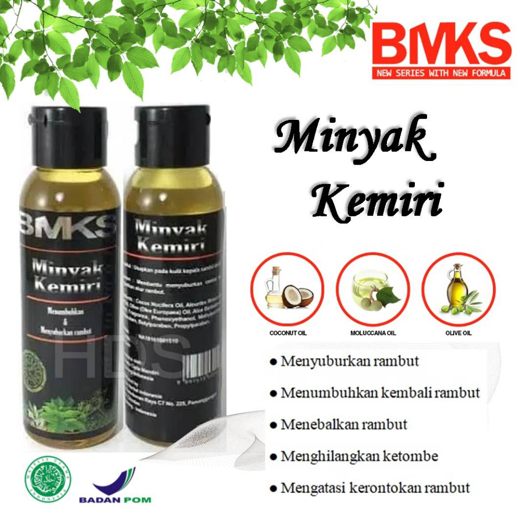 Jual Minyak Kemiri BMKS Menumbuhkan Dan Penyuburkan Rambut | Shopee ...