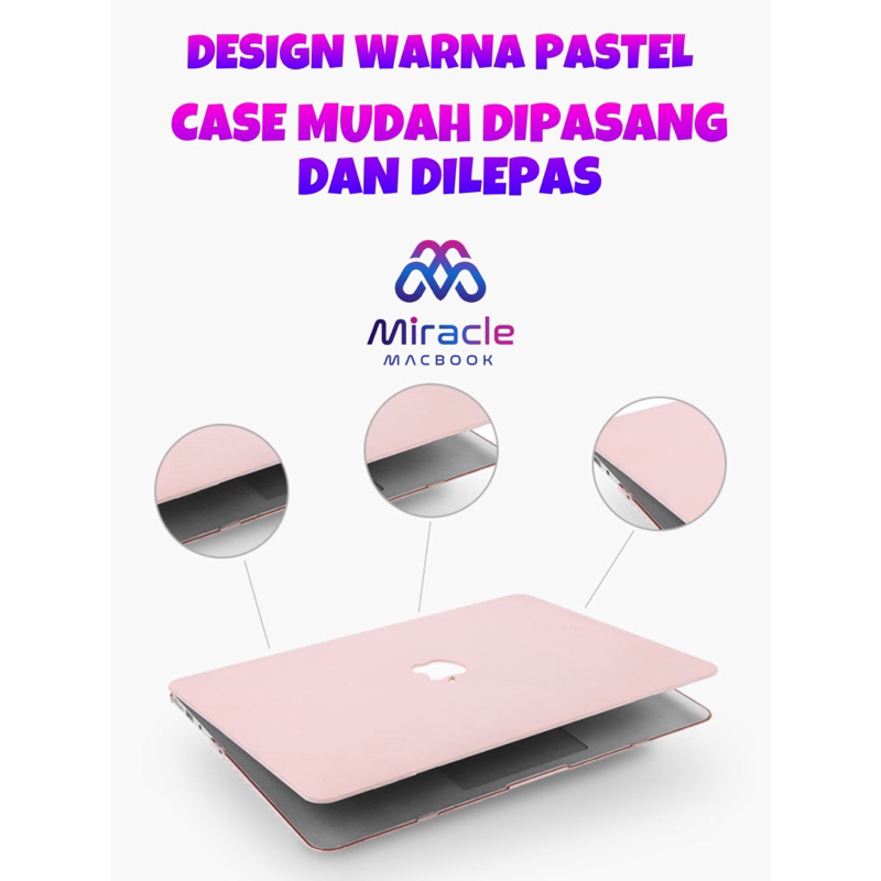 Jual Premium Macbook Case Pastel Lavender Blue Casing mac book With ...