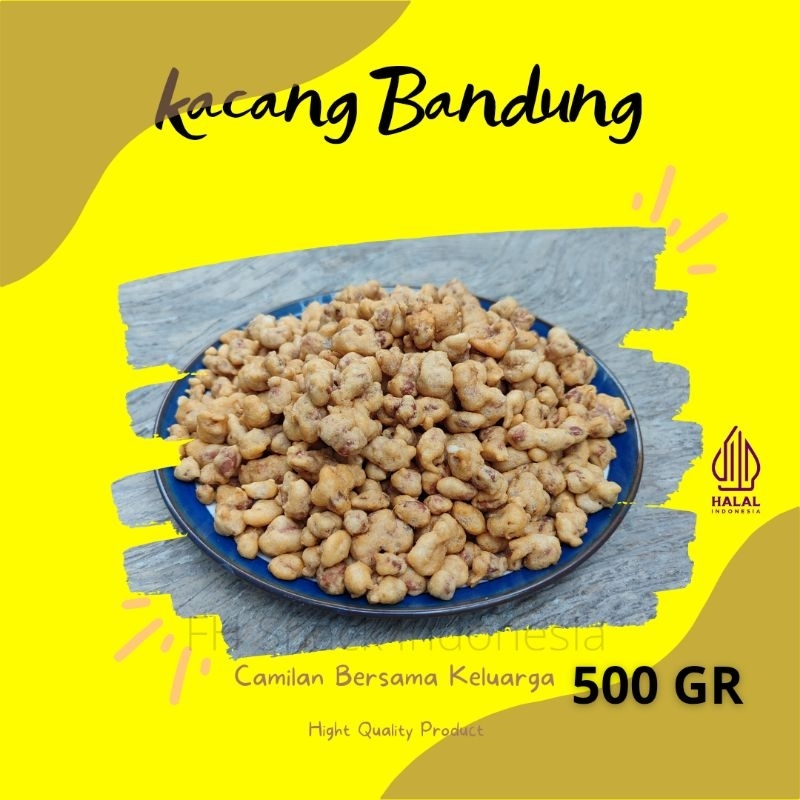 Jual Kacang Bandung Tepung Renyah 500 Gr | Shopee Indonesia